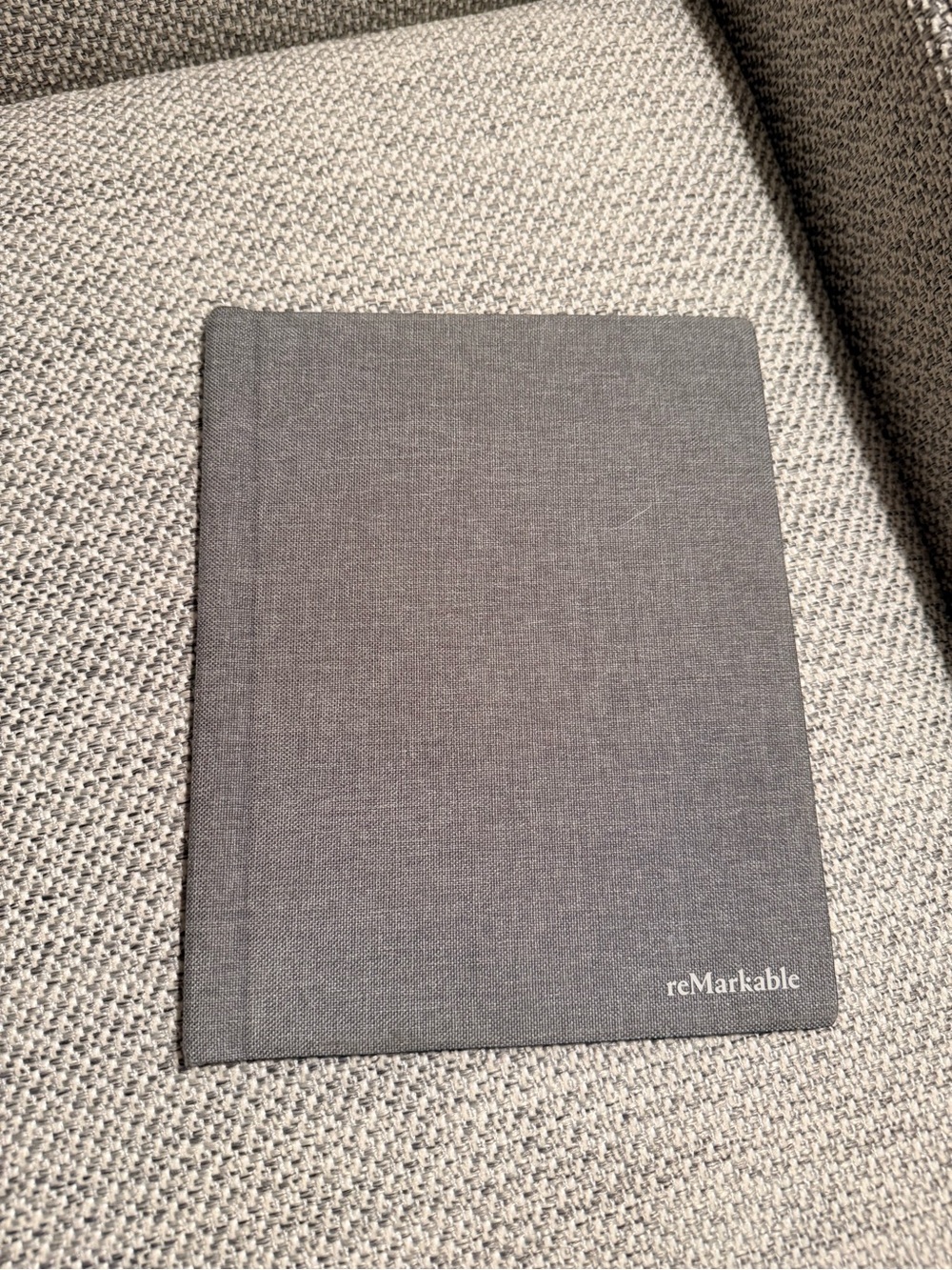 reMarkable Gray Fabric Folio Notebook Cover, fits remarkable 2, orig $129